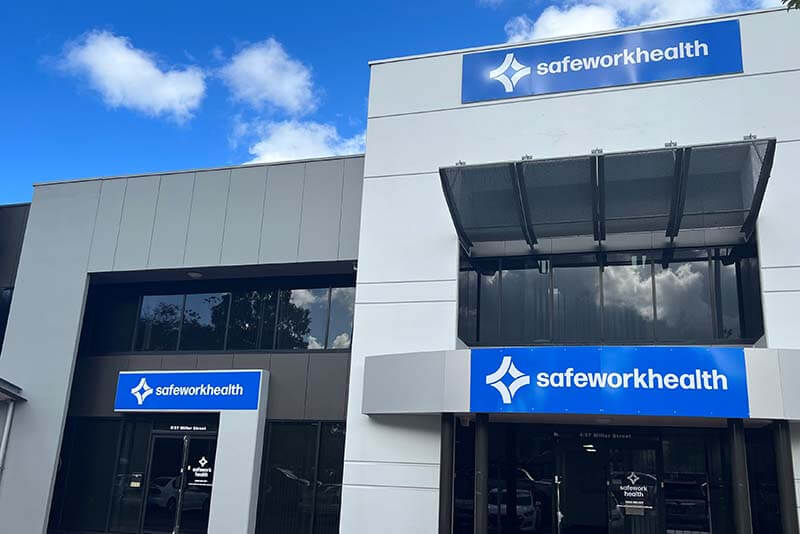 Safework Health's Brisbane site in Murrarie, Queensland;